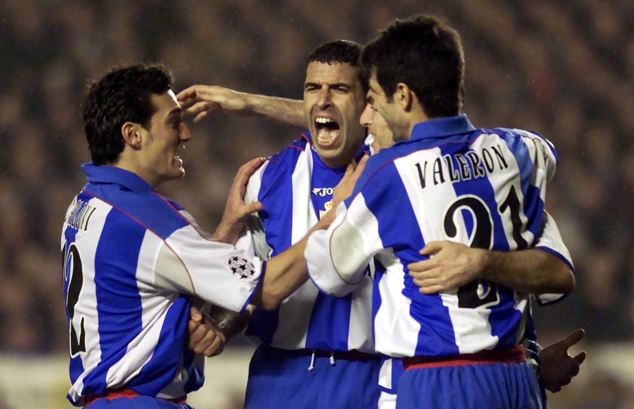 11. Deportivo La Coruña (España): 74 goles en 58 partidos de la Champions League.