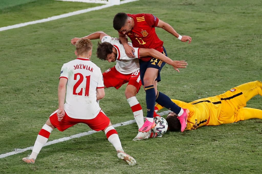 España continnúa sin poder ganar un partido en la Euro 2020 y esta vez empatan 1-1 frente a Polonia.