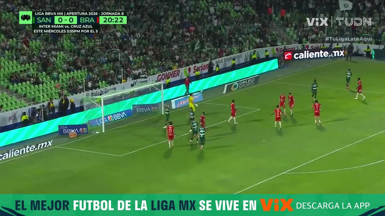 ¡Sebastián Jurado evita el primero del Santos!