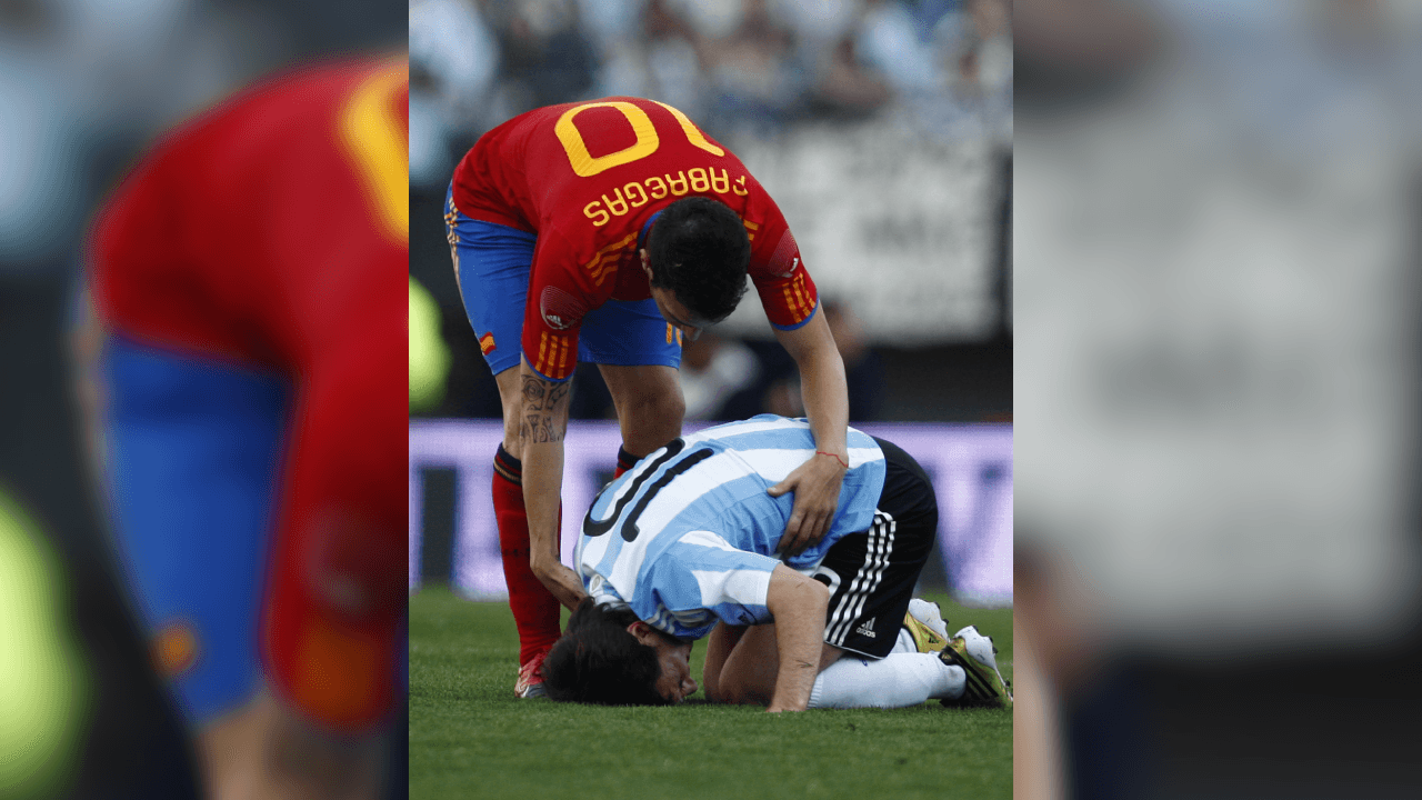 <b>Un recuerdito nunca está de más</b>
<br>Incluso en los enfrentamientos internacionales entre España y Argentina, el español solía sufrir ante Messi.