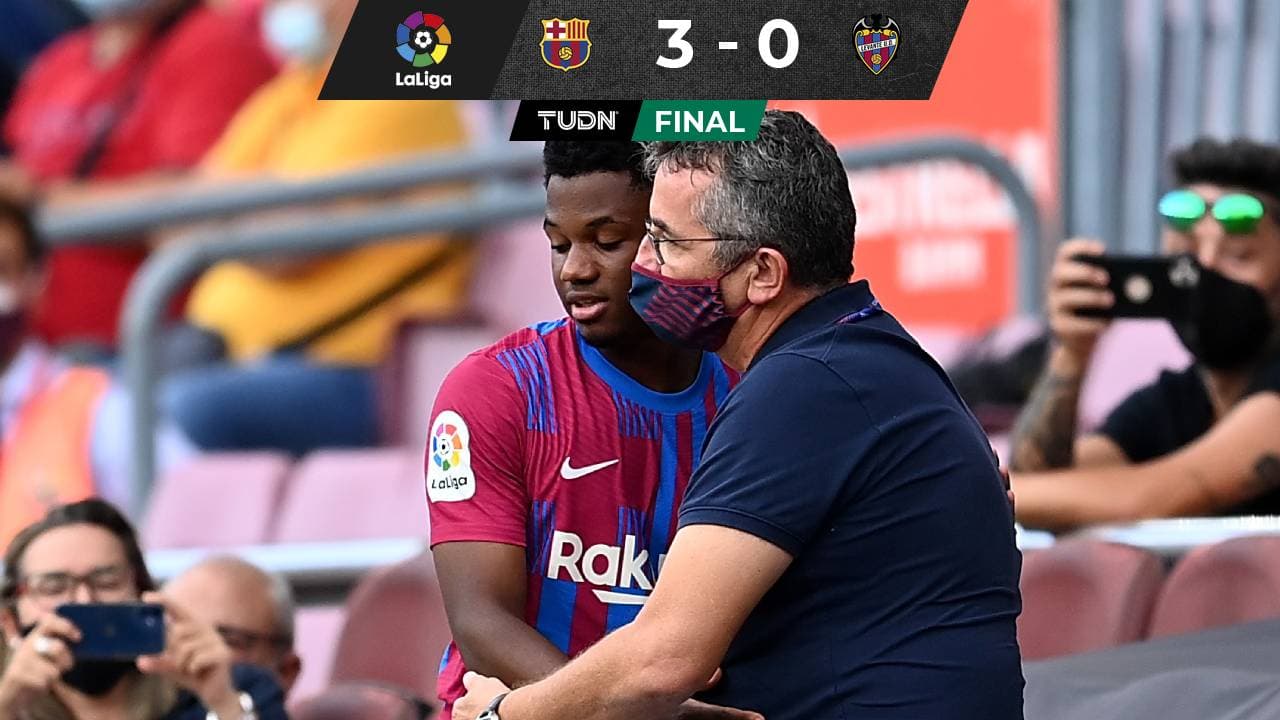 Ansu Fati regresa con la "10" y golazo en triunfo del Barça