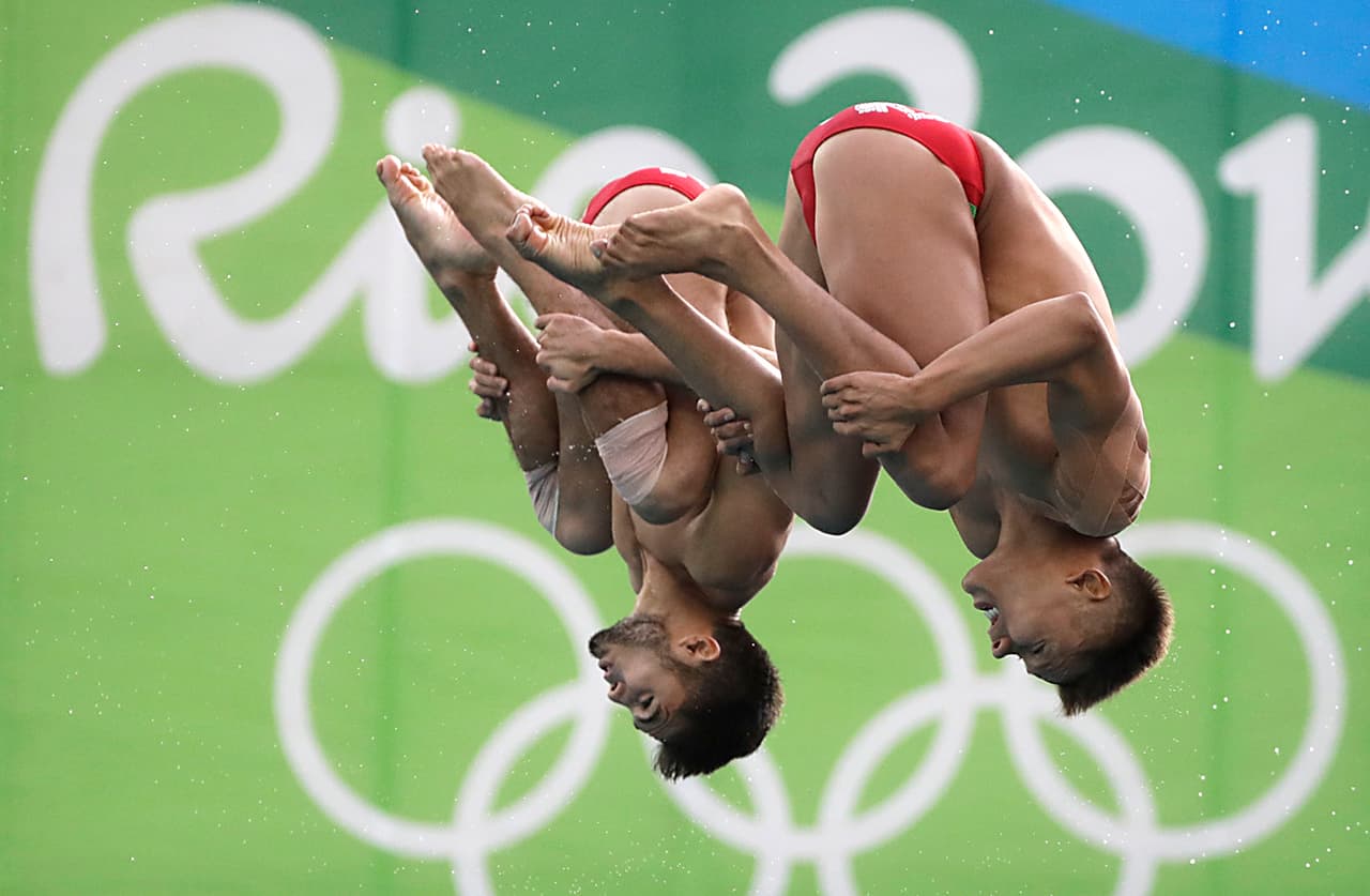 Mexicanos Germán Sánchez e Iván García sin medalla en clavados sincronizados de plataforma
