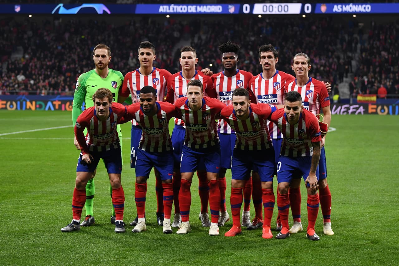 Oblak, Arias, Savic, Lucas, Filipe, Koke, Rodri, Thomas, Lemar, Griezmann y Correa fue el once inicialista de Diego Simeone para esta jornada.