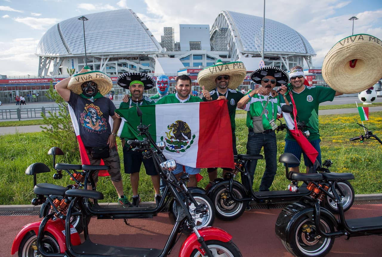 Sin duda, fueron la sensación en las afueras del estadio.
