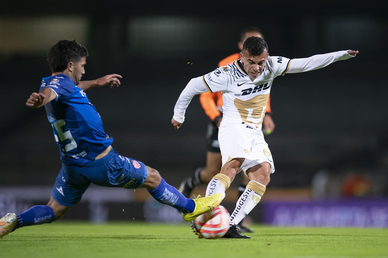 Pumas y Rayos repartieron unidades el martes por la noche en el Estadio Olímpico Universitario.
