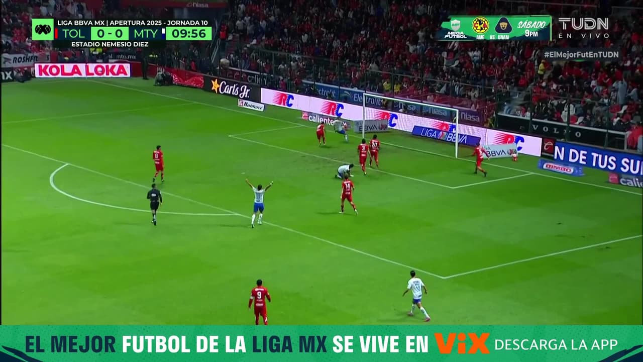 ¡Gol de Monterrey! Rayados abre el marcador con un remate de Berterame