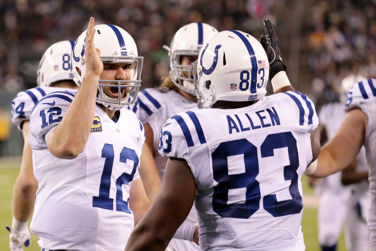 Andrew Luck vuelve enchufado con Colts en paliza 41-10 sobre Jets