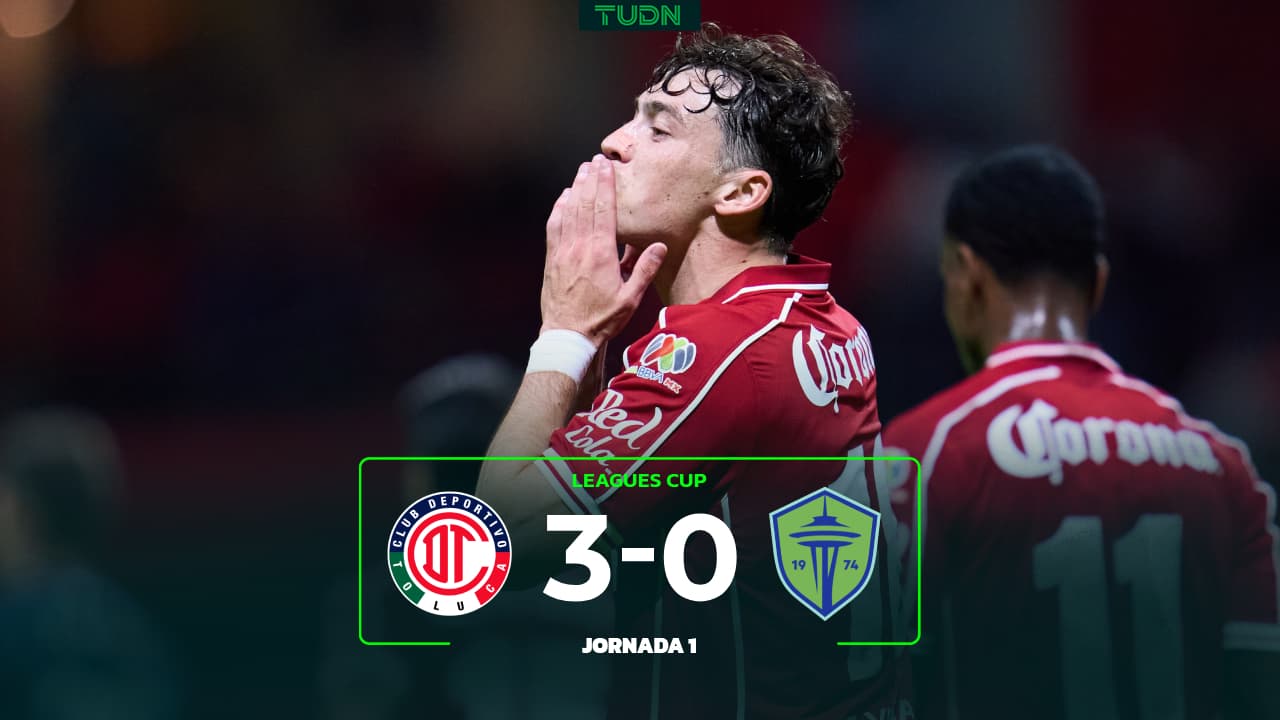 Resumen | Toluca golea a Seattle Sounders en Leagues Cup