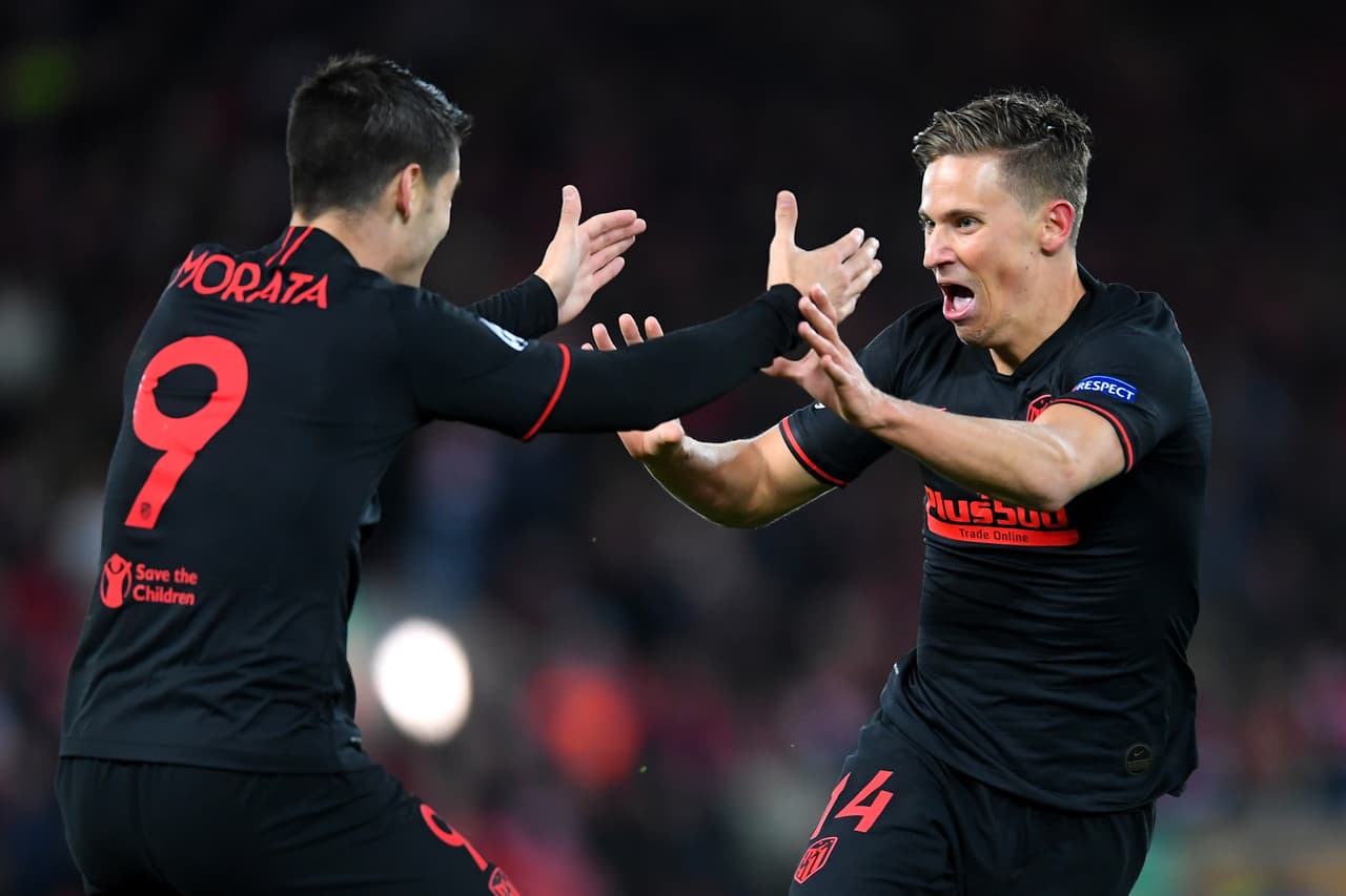 Marcos Llorente y Alvaro Morata anotaron los goles para el pase del Atlético de Madrid a los Cuartos de Final.