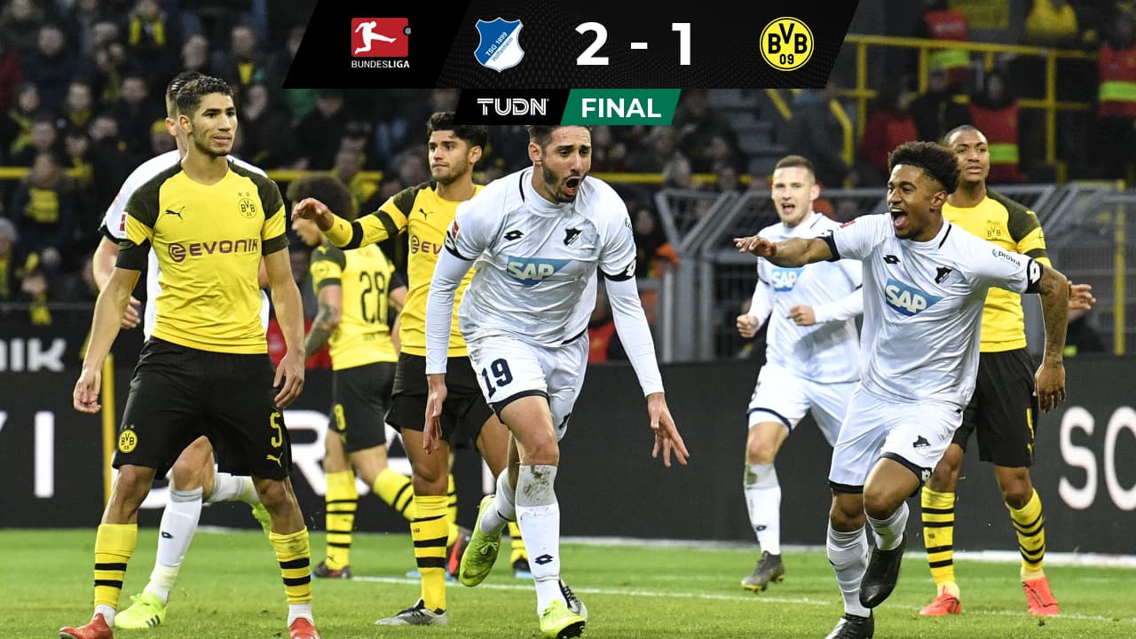 Hoffenheim propina nuevo revés al Dortmund