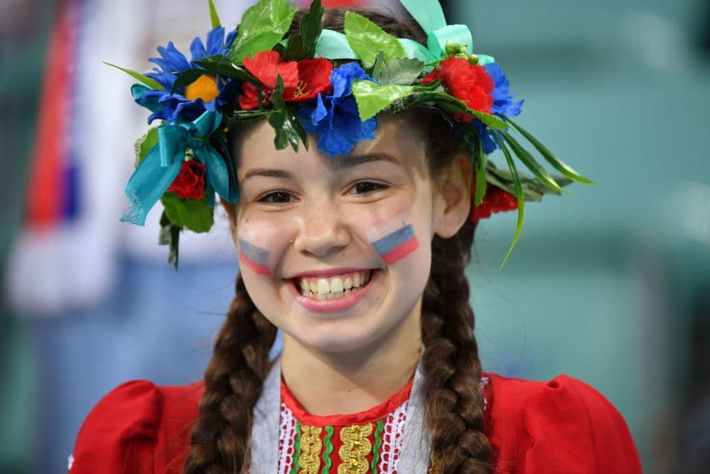 Los fanáticos le dieron un color especial a la fiesta del partido entre Rusia y Croacia por los cuartos de final del Mundial, en la búsqueda del último semifinalista del torneo.