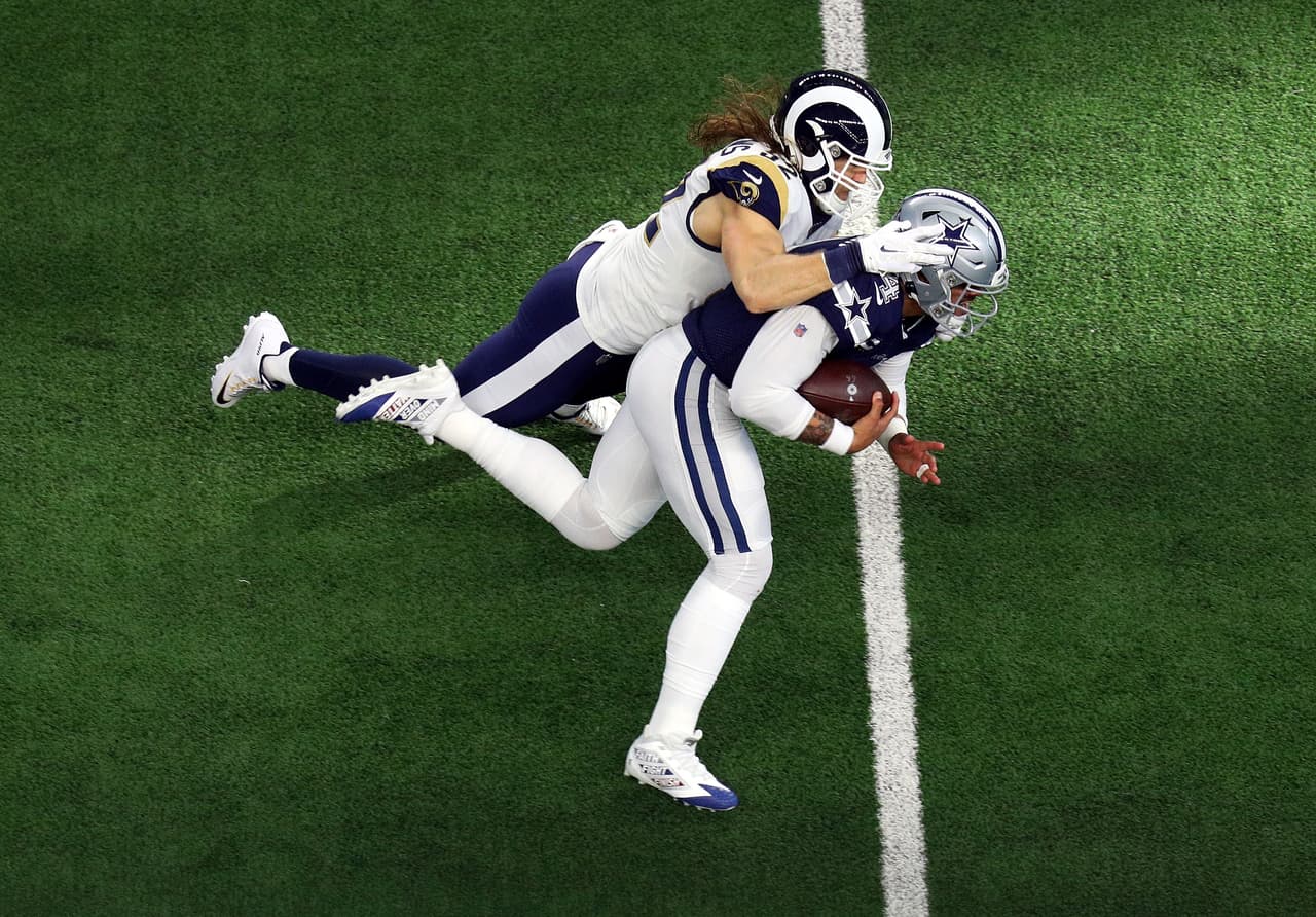 Dak Prescott lanza dos touchdowns y Elliott consigue dos más por tierra en el triunfo de los Dallas Cowboys.