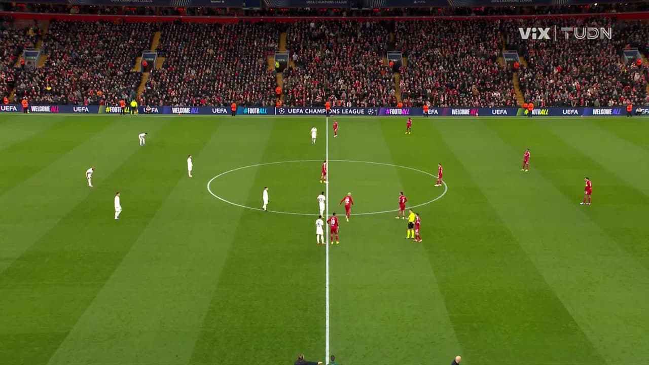 ¡Arranca el partido de Champions League Liverpool vs Qarabag! EN VIVO