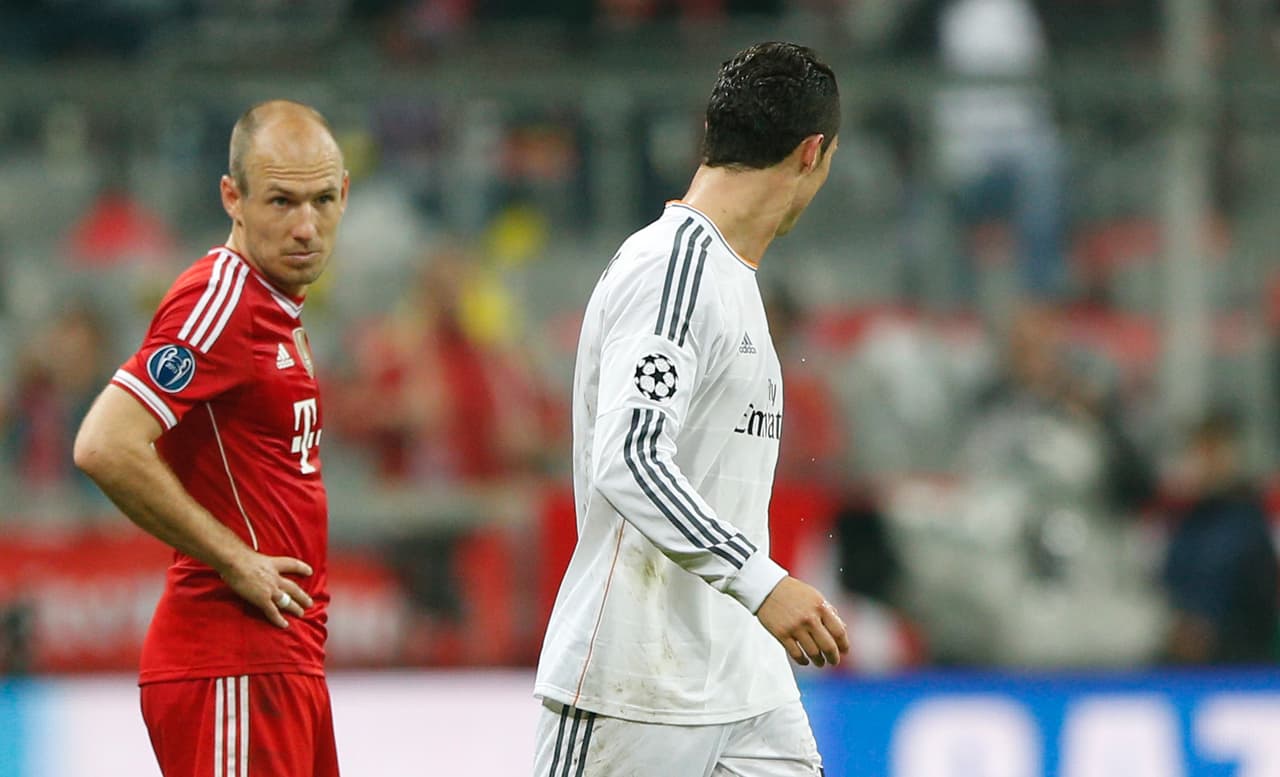 Antes del pitazo inicial, Arjen Robben y Cristiano Ronaldo se cruzaban miradas. Las expectativas eran altas, pero ninguno imaginaba el resultado final.