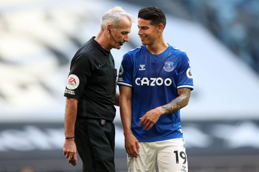 James Rodríguez no jugará ante el Southampton.