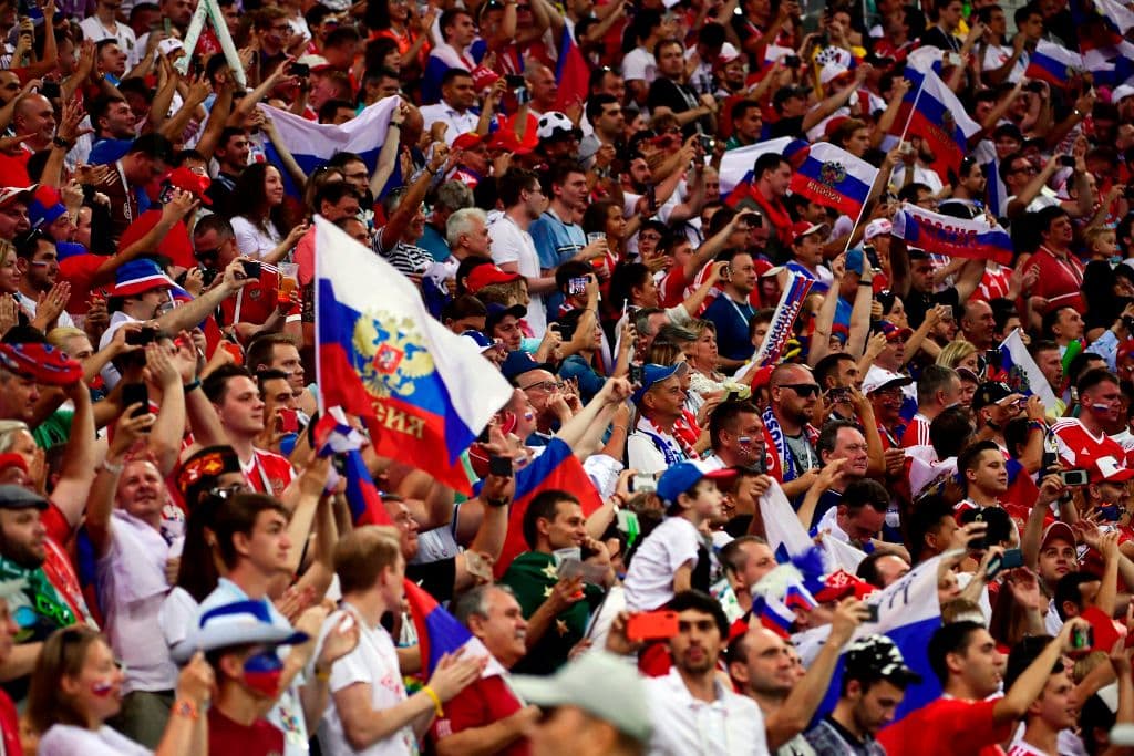 La selección de Rusia quedó eliminada en cuartos de final, en el último partido que se disputó del Mundial de 2018 en el Estadio Fisht de la ciudad de Sochi.