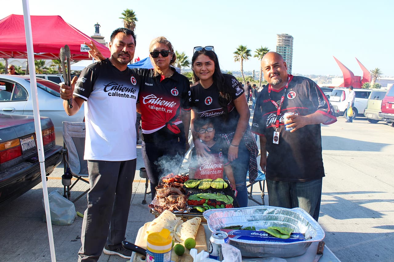 La comida fue parte de la celebración previa al partido de Pachuca.