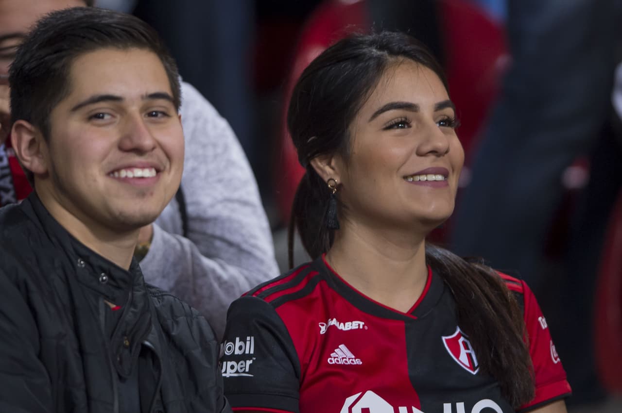 Los fanáticos del Atlas listos para el juego contra América en el Estadio Jalisco por la jornada 2 del Clausura 2019.