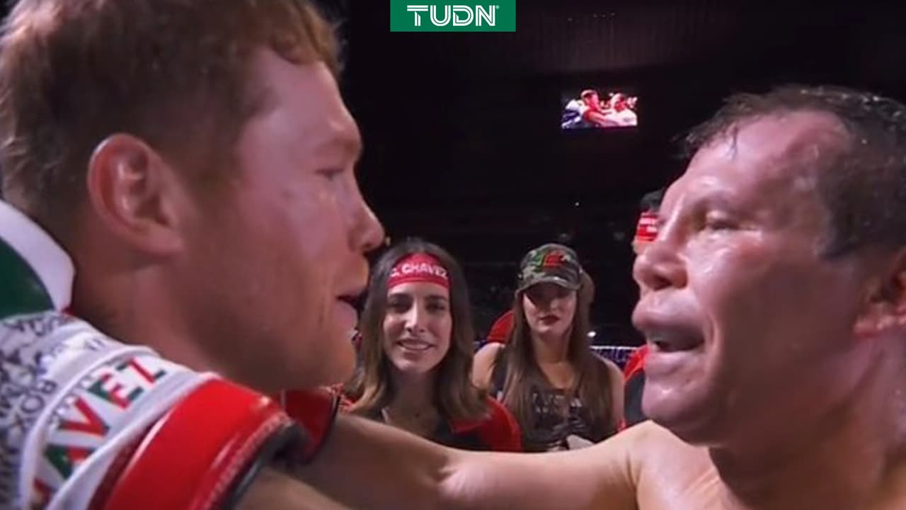 Canelo se rinde en el adiós de Chávez: "Usted siempre va a ser el mejor"
