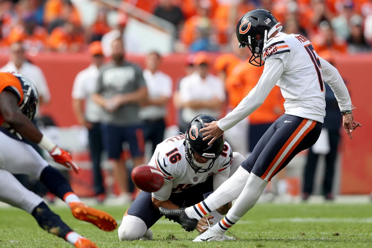 Chicago Bears ganó ante Denver Broncos con este gol de campo.