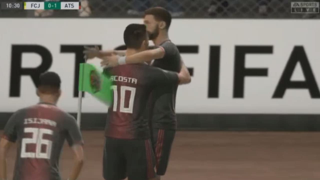 En el futbol virtual, Atlas goleó 4-1 a la escuadra fronteriza que se perfila a la ‘fiesta grande’ de las consolas.