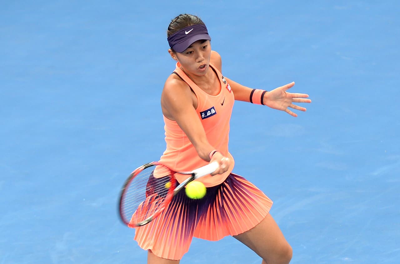 La china Shuai Zhang, de 28 años, alcanzó el quinto puesto más alto de su país al alcanzar el lugar 24 en la clasificación mundial.