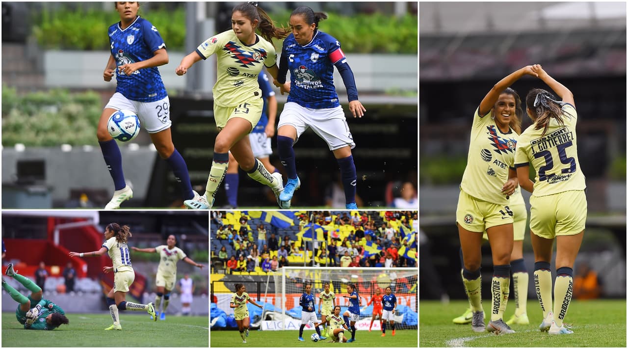 Esbeydi Salazar adelantó a las Tuzas pero Daniela Espinoza y un autogol de Cassidy le dieron la victoria a las azulcremas.