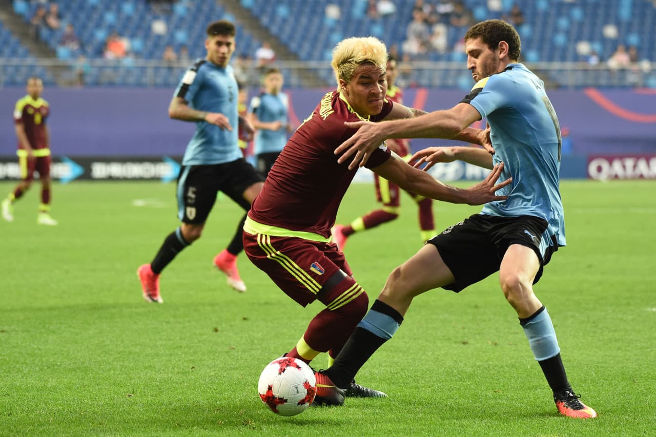 Venezuela y Uruguay protagonizaron una trifulca en el Mundial Sub 20 de Corea del Sur