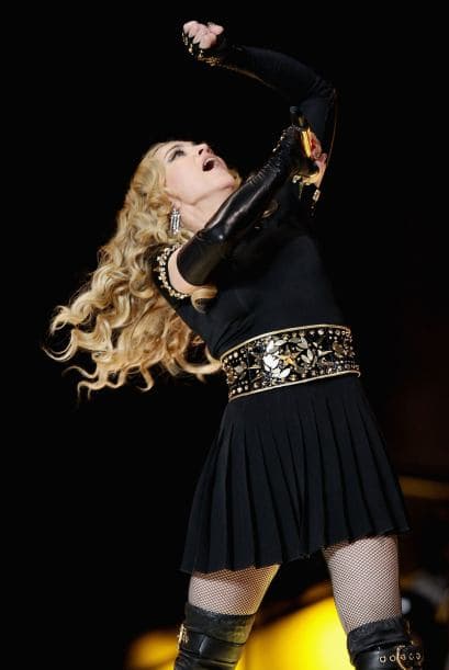 Por ello, Madonna entregó su cuerpo y alma al espectáculo.