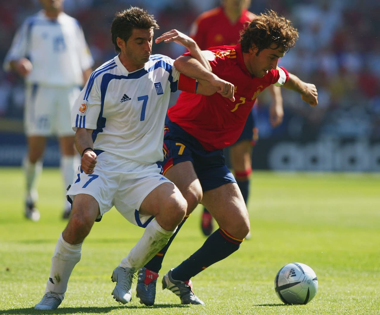 En el segundo juego, disputado en Oporto, Grecia enfrentó a España.
