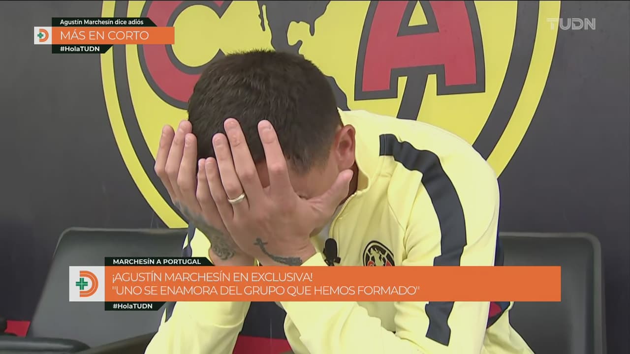 Tras hacerse oficial su pase al Porto, Agustín Marchesín rompió en llanto