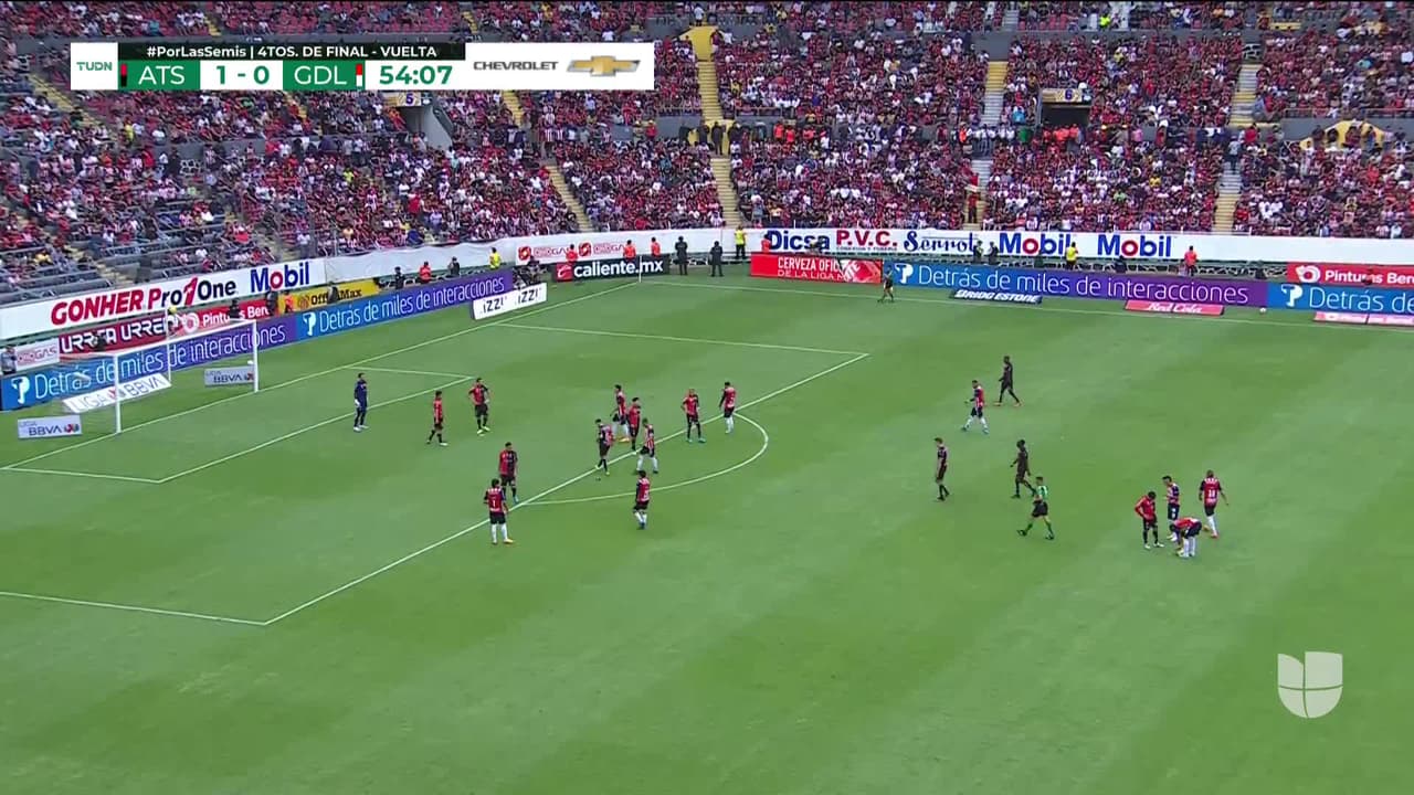 ¡TIRO ATAJADO! disparo por Alexis Vega.