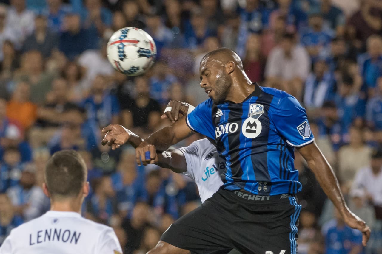 Anthony Jackson-Hamel marcó el gol de la victoria final sobre Real Salt Lake, un triunfo que permitió a Montréal Impact meterse dentro de la zona de clasificación a los Playoffs. (USA Today Images)