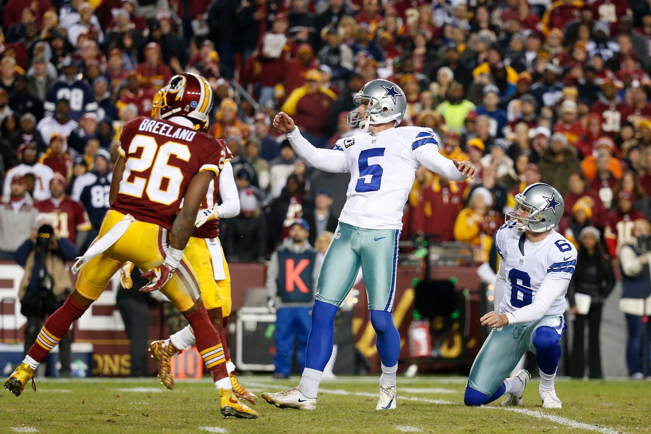 Bailey convirtió todos sus cuatro goles de campo, incluyendo el de 54 yardas que dio el gane a los Cowboys sobre los Redskins 19-16 con 0:09 en el reloj de juego.