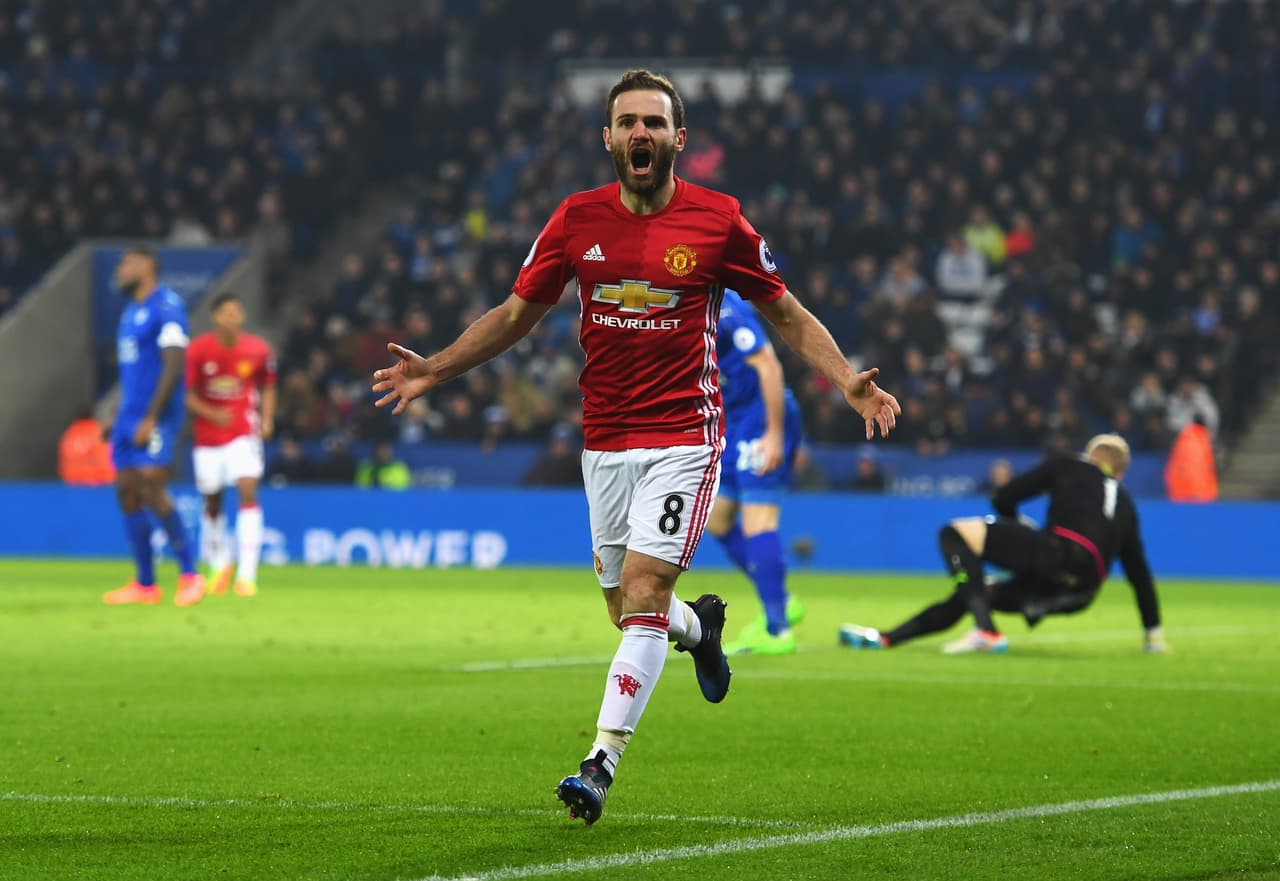 Juan Mata puso el último clavo en el ataúd del Leicester City.