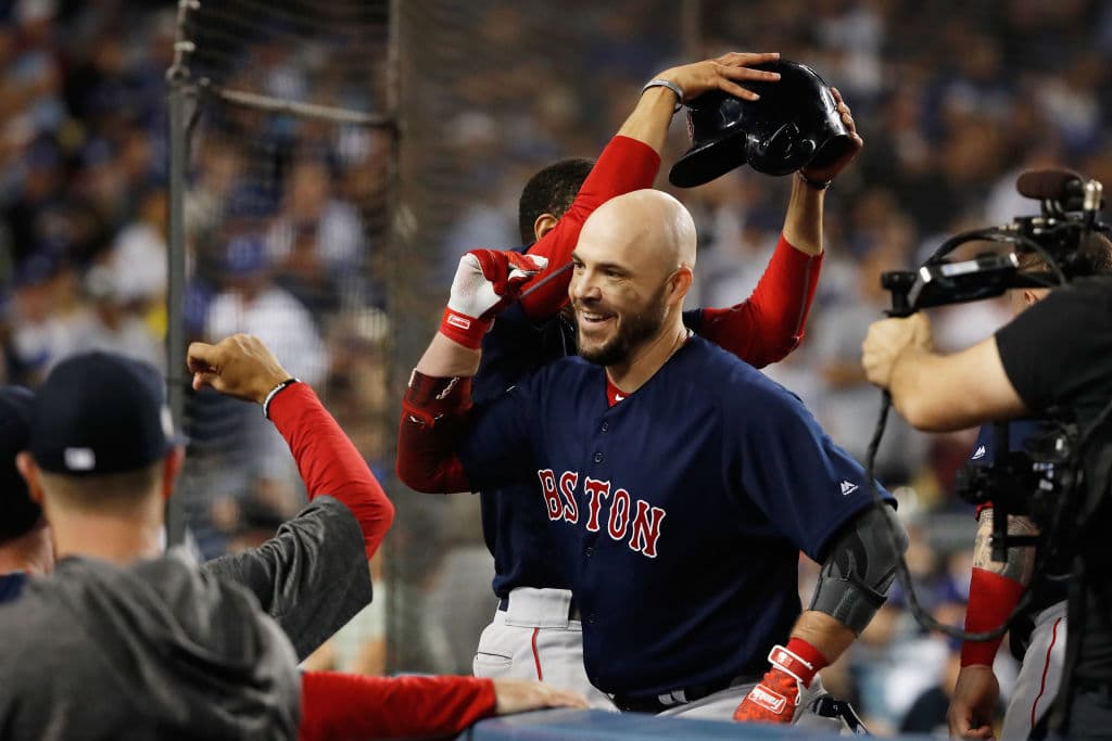 Pearce sobresalió en la ofensiva durante la Serie Mundial y demostró que es toda una figura del campeón.