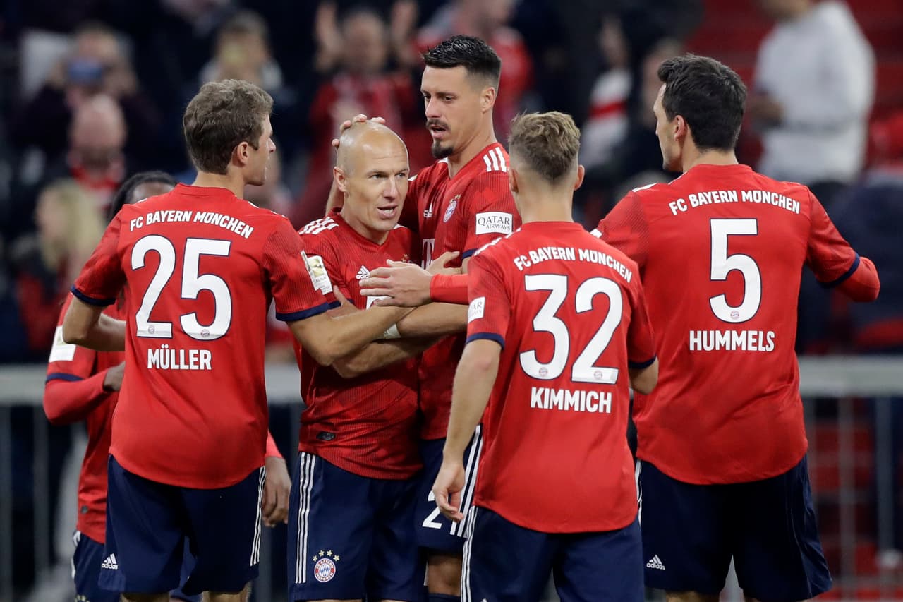 La tranquilidad llegó para Bayern Munich con el marcador a favor y en casa. Su jerarquía le permitiría terminar arriba.