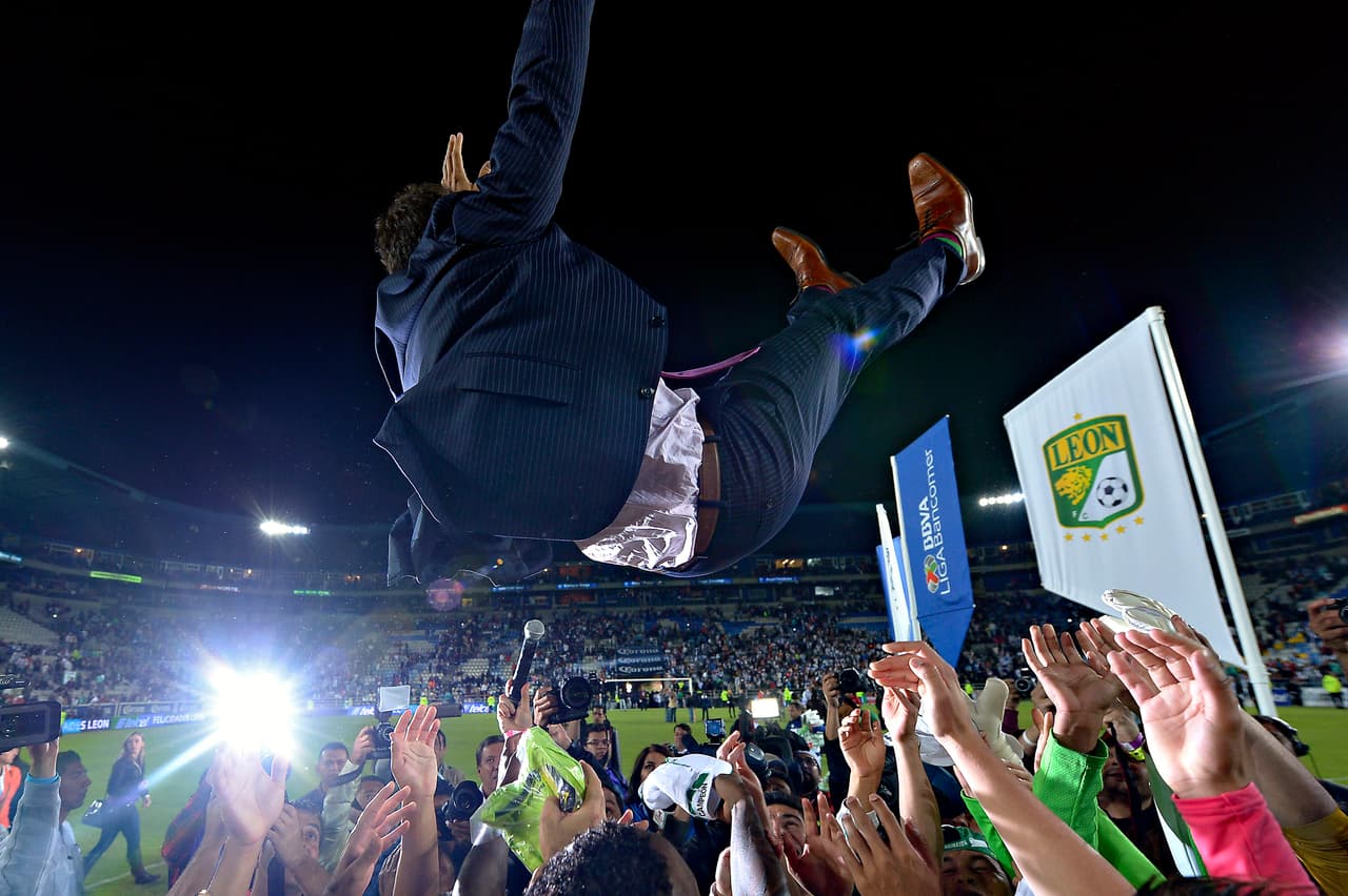 Gustavo Matosas llegó a su punto más alto con el León tras lograr el bicampeonato en 2014.