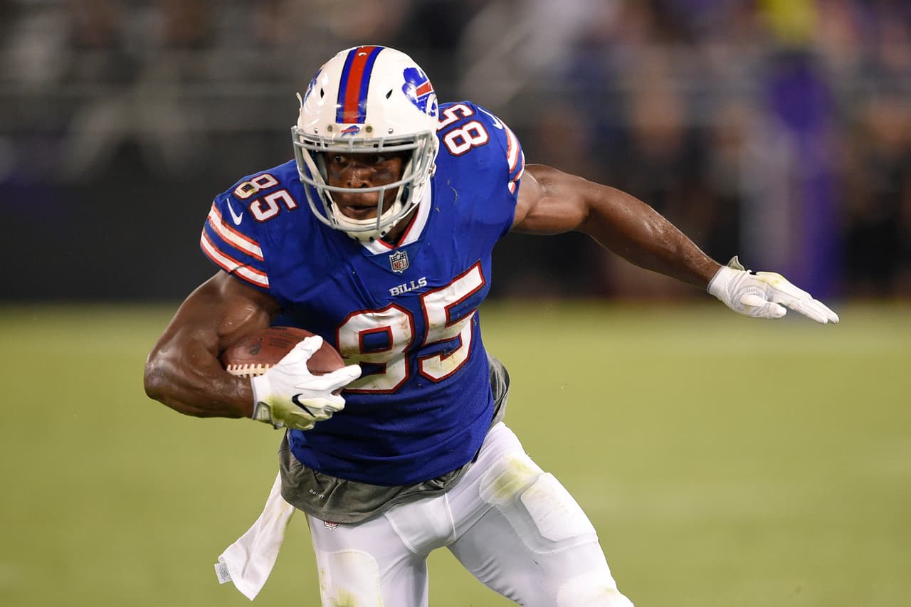 <b>Charles Clay (Bills) </b>Lidera los 
<i>targets</i> en Buffalo siendo el primer objetivo para Tyrod Taylor. Viene de su mejor juego con 112 yardas en cinco recepciones vs. ATL y en el choque ante CIN puede volver a destacar.