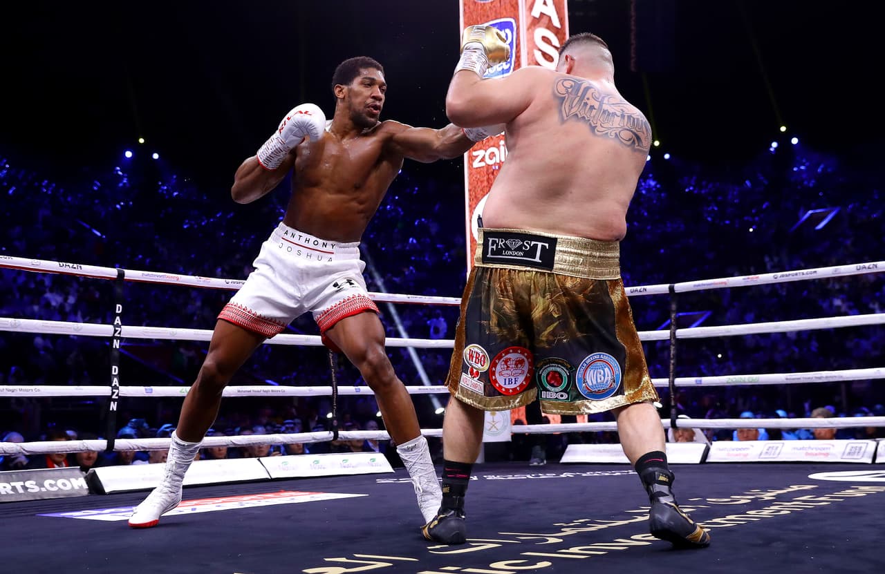 Anthony Joshua y su letal izquierda.