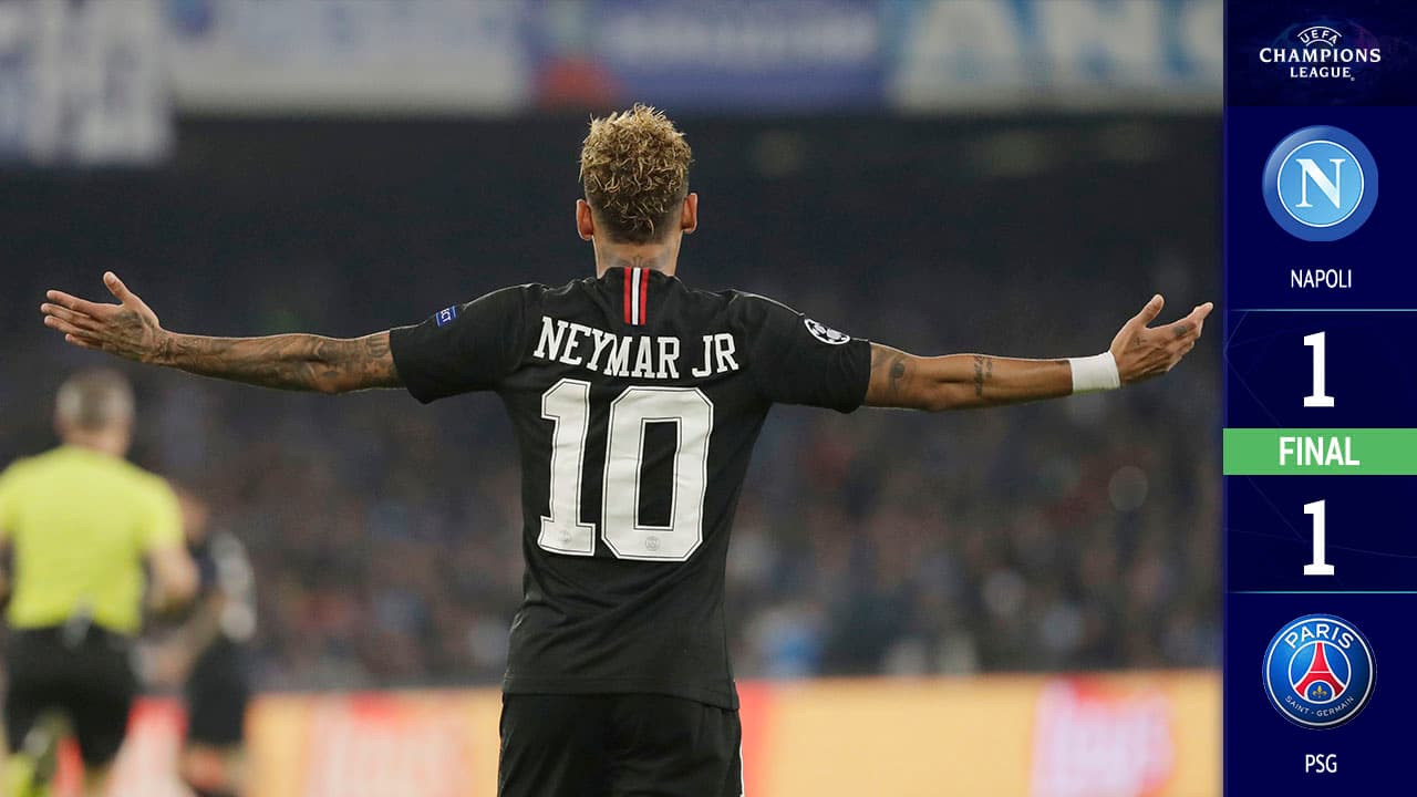 Empate entre Napoli y PSG le sembró dinamita al ‘grupo de la muerte’