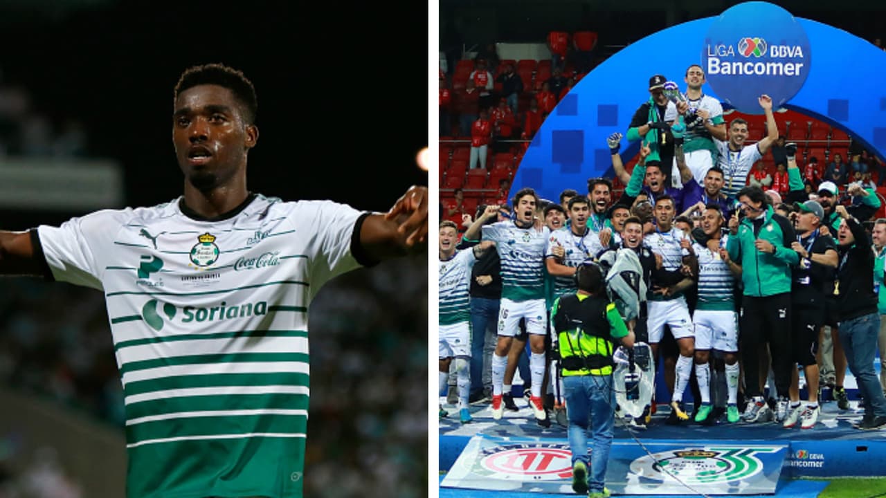 Si Santos es campeón ocurriría por segunda ocasión tener al campeón de goleo y celebrar el título del equipo.