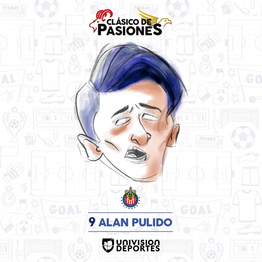 Llega el Clásico Nacional en el que Chivas recibirá al América y, para darle una imagen diferente a sus protagonistas, te los presentamos como caricaturas.