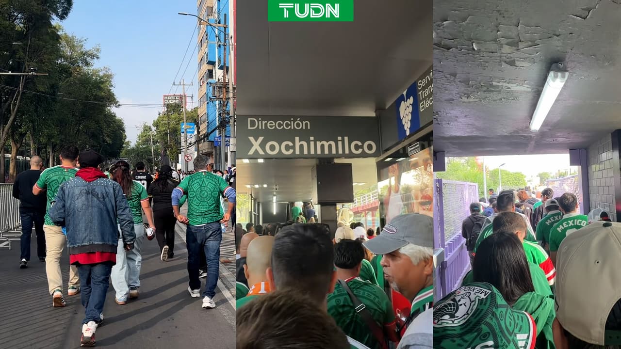 México vs. Sudáfrica: piden boleto kilómetros antes del Estadio Ciudad de México