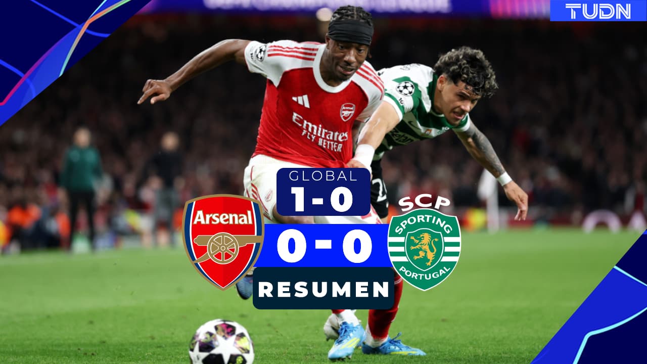 Arsenal no pasa del empate con Sporting en Londres, pero repite en Semifinales