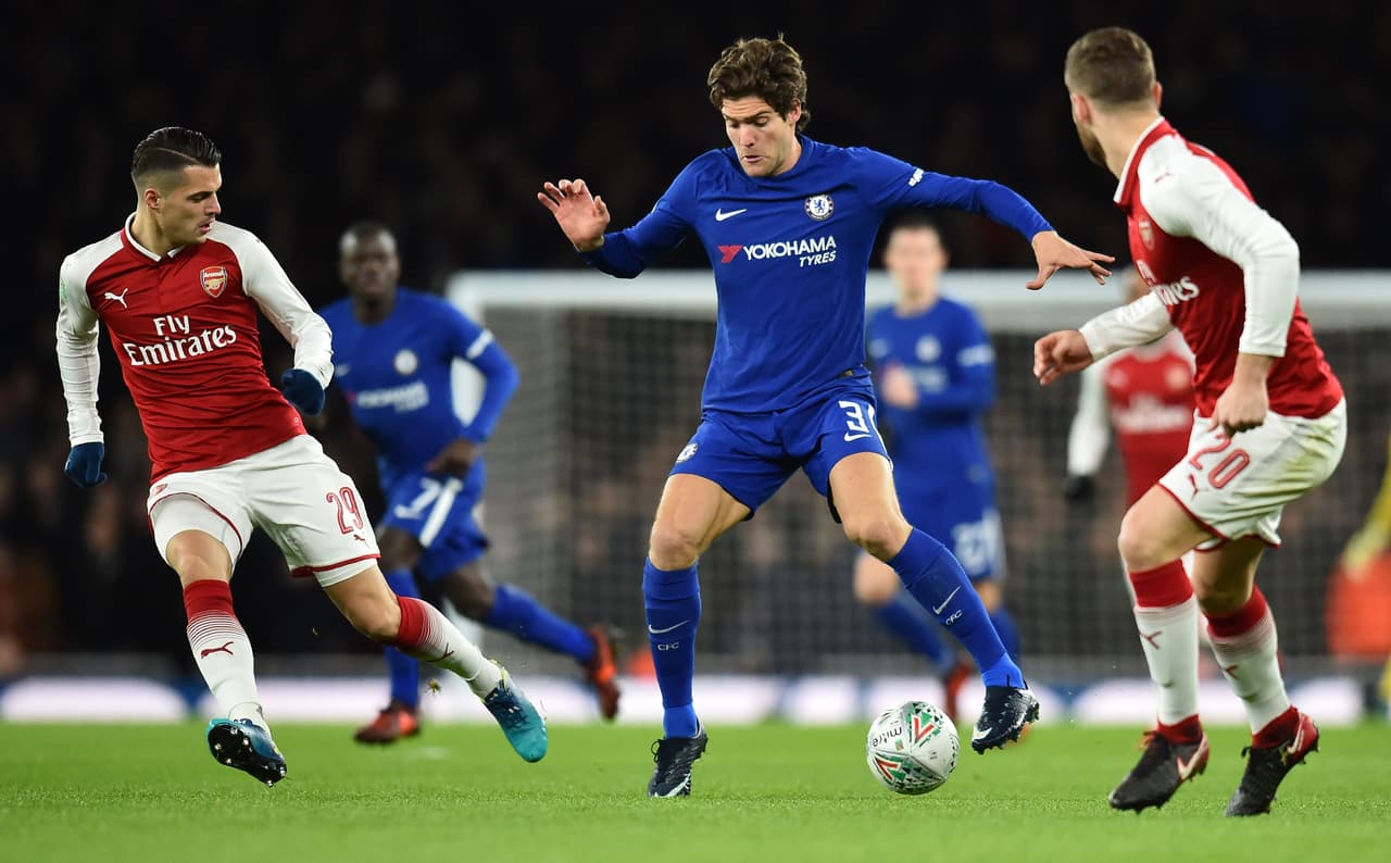 Con más entrega que claridad, Chelsea se acercó al arco del Arsenal pero sin el éxito para obtener la igualdad.