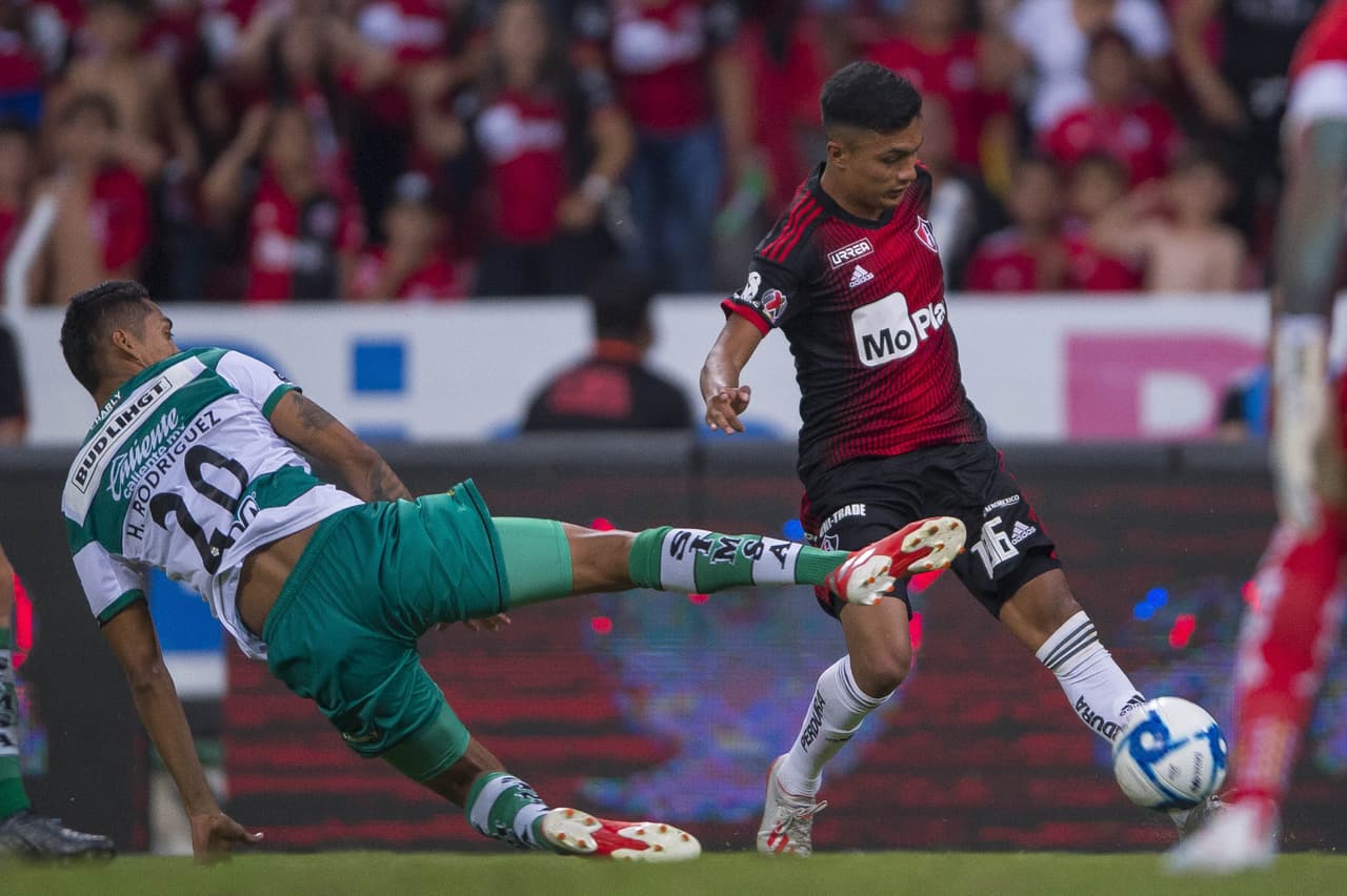 Atlas finalizó el encuentro encima del arco rival