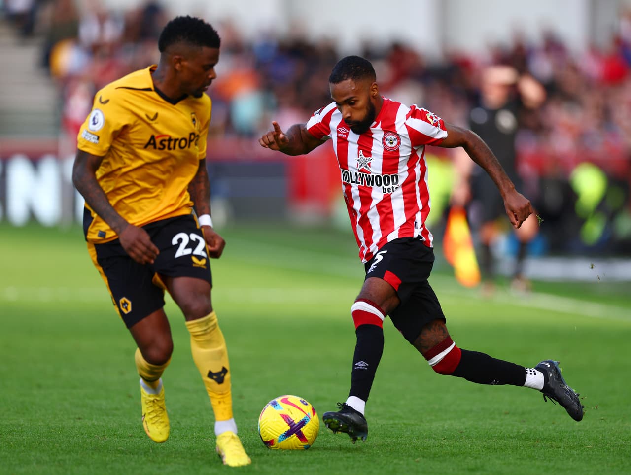 Brentford igualó con el Wolverhampton que se hunde en la zona baja de la clasificación.