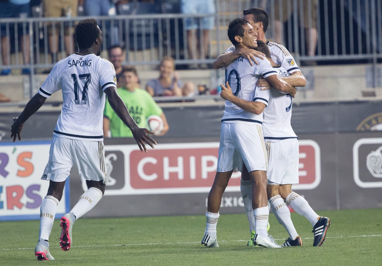 El volante estadounidense Andrew Wenger y un doblete del francés Vincent Nogueira, Philadelphia Union goleó a un disminuido Portland Timbers.