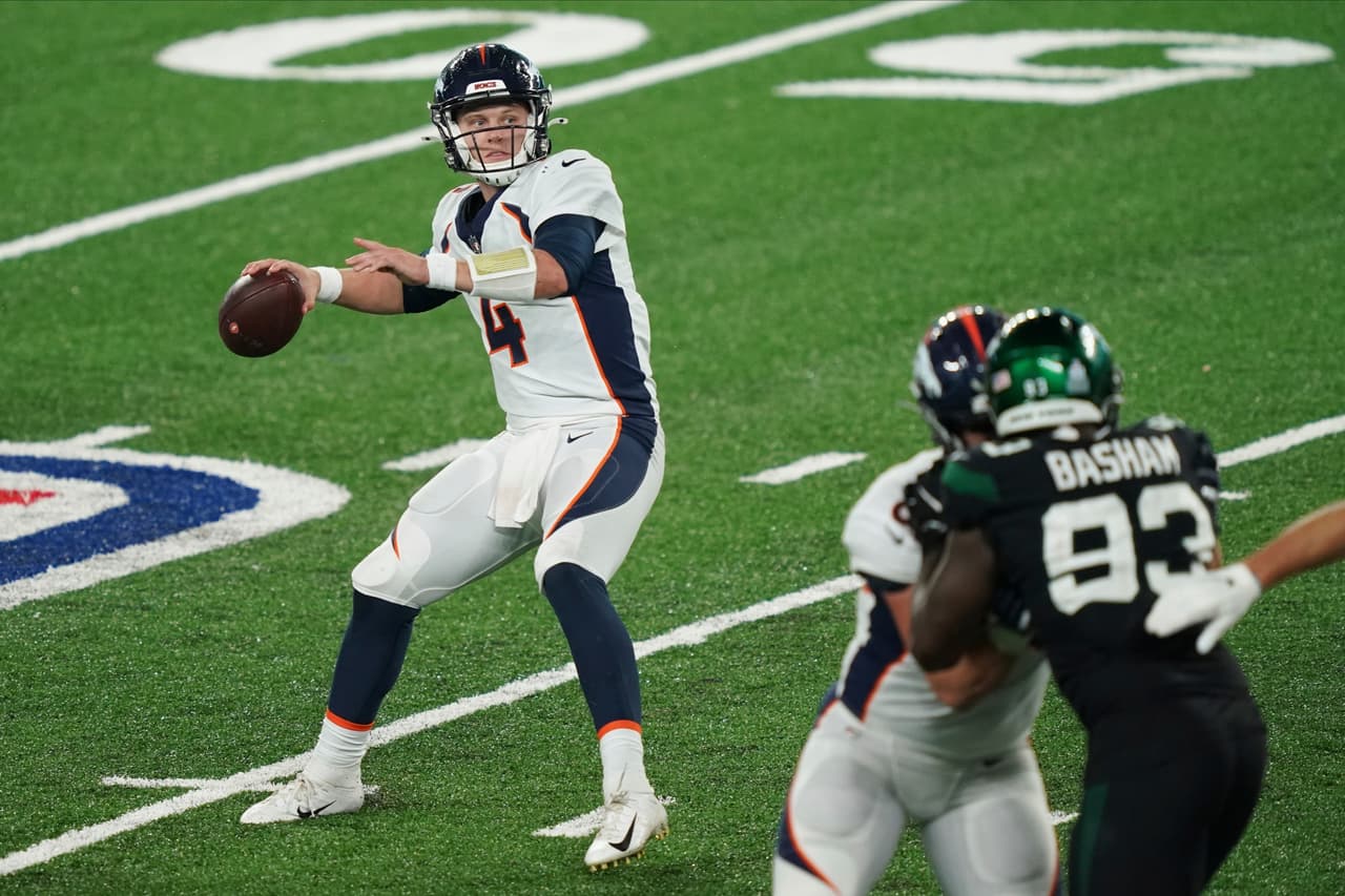 Denver sufre, pero logra imponerse 37-28 en su visita a los New York Jets, Melvin Gordon supero la 100 yardas por tierra y anotó dos touchdowns.